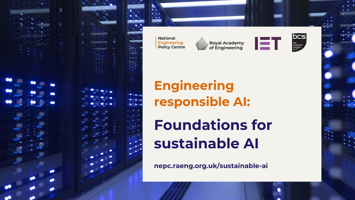 New NEPC report calls on the Government to promote, prioritise and invest in sustainable AI